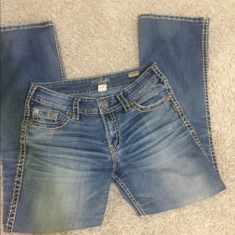Silver boot leg size 30 jeans
